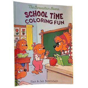NEW, THE BERENSTAIN BEARS SCHOOL TIME COLORING FUN BOOK